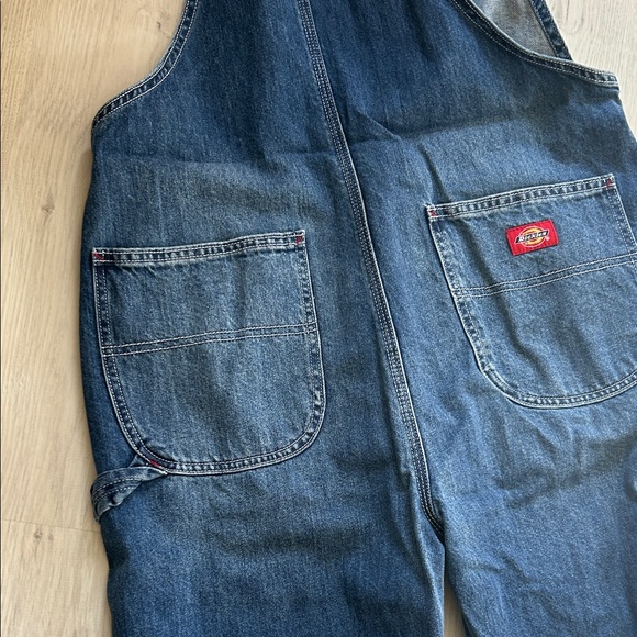 Dickies Dark Blue Denim Overalls - Picture 7 of 10